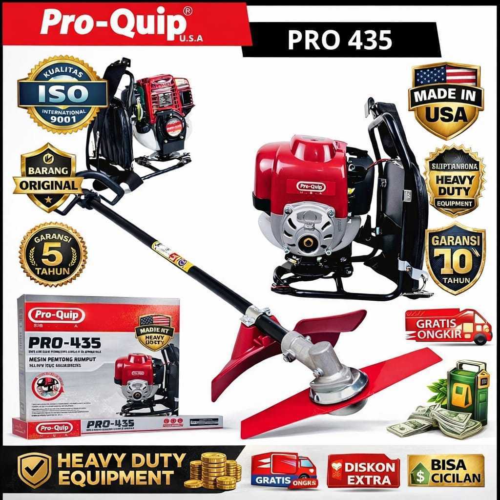 Jual MESIN PEMOTONG RUMPUT PROQUIP-PROMAX PRO-435 MADE IN USA Bonus 3 ...