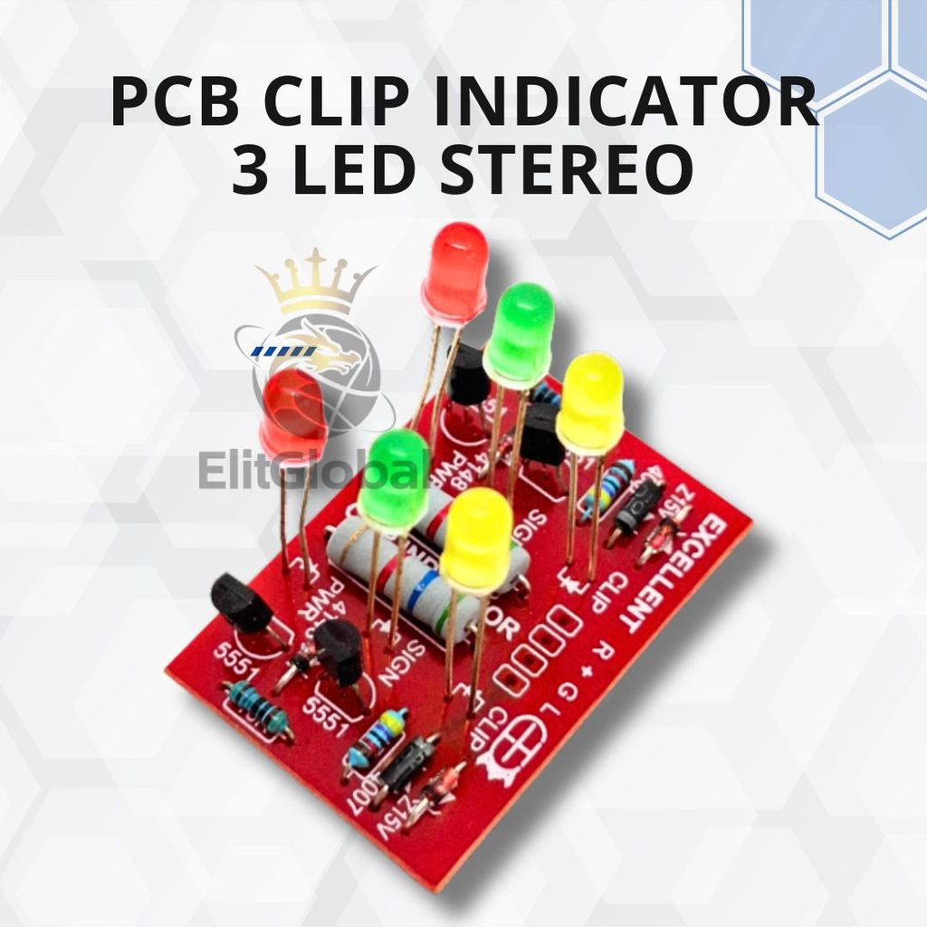 Jual Modul Clip Indicator Stereo 3 LED per Channel Untuk Berbagai ...