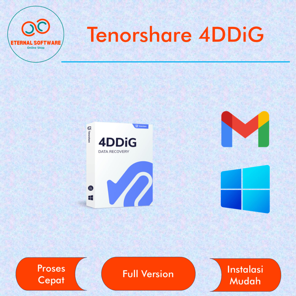 Jual Tenorshare 4DDiG Pro 2025 Software Data Recovery Hardisk Komputer ...