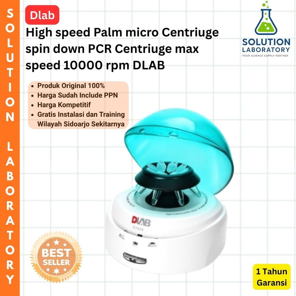 Jual High speed Palm micro Centriuge spin down PCR Centriuge max speed ...