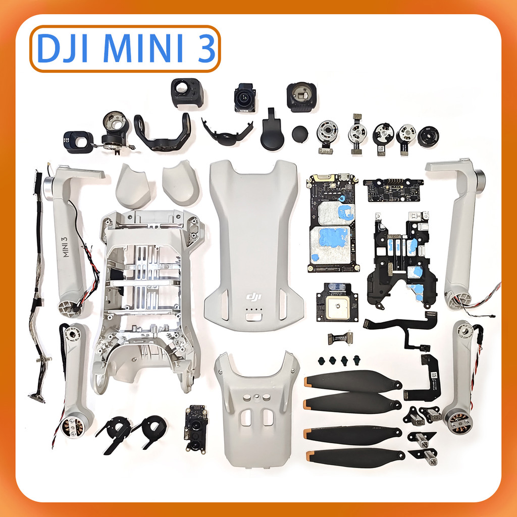 Jual Original Mini 3 Drone Repair Parts, Case Yaw Pit Motor Arm GPS ESC ...