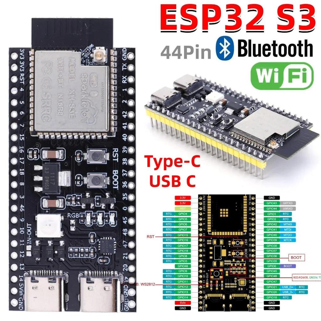Jual ESP32 S3 Development Board ESP32-S3-DevKitC-1 Bluetooth 2.4G Wifi ...