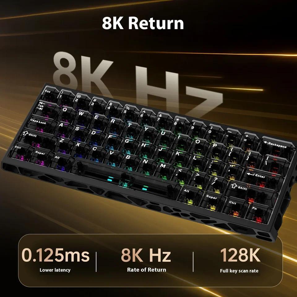 Jual GANSS G61 MAG HE Wired Magnetic Gaming Mechanical keyboard Hollow ...