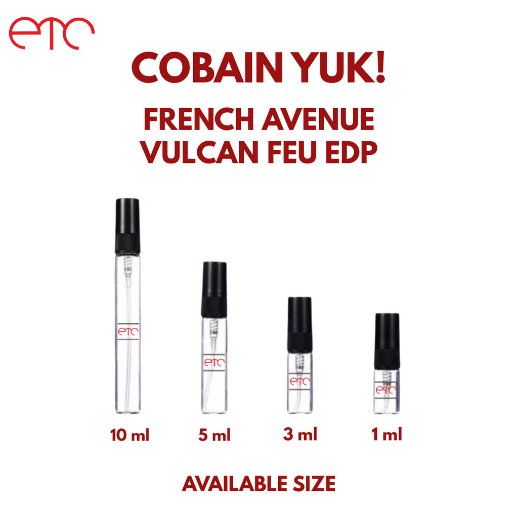 Jual Decant Parfum French Avenue Vulcan Feu EDP for Unisex