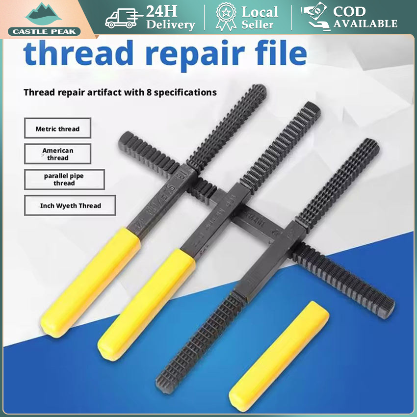Jual Thread Restorer File No. 8 Kikir Ulir Baut Metrik 0.75-3.0mm Alat ...