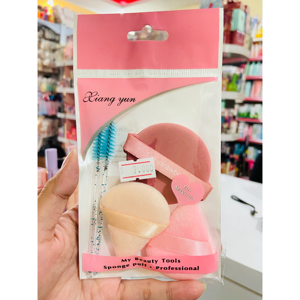 Jual Set liang yun my beauty tos sponge puff isi 5pcs | Shopee Indonesia