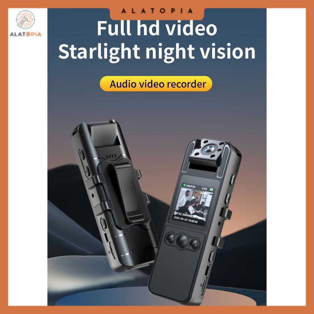 Jual SPANN Body Cam Mini Camera Rotating Lens Night Vision Full HD ...