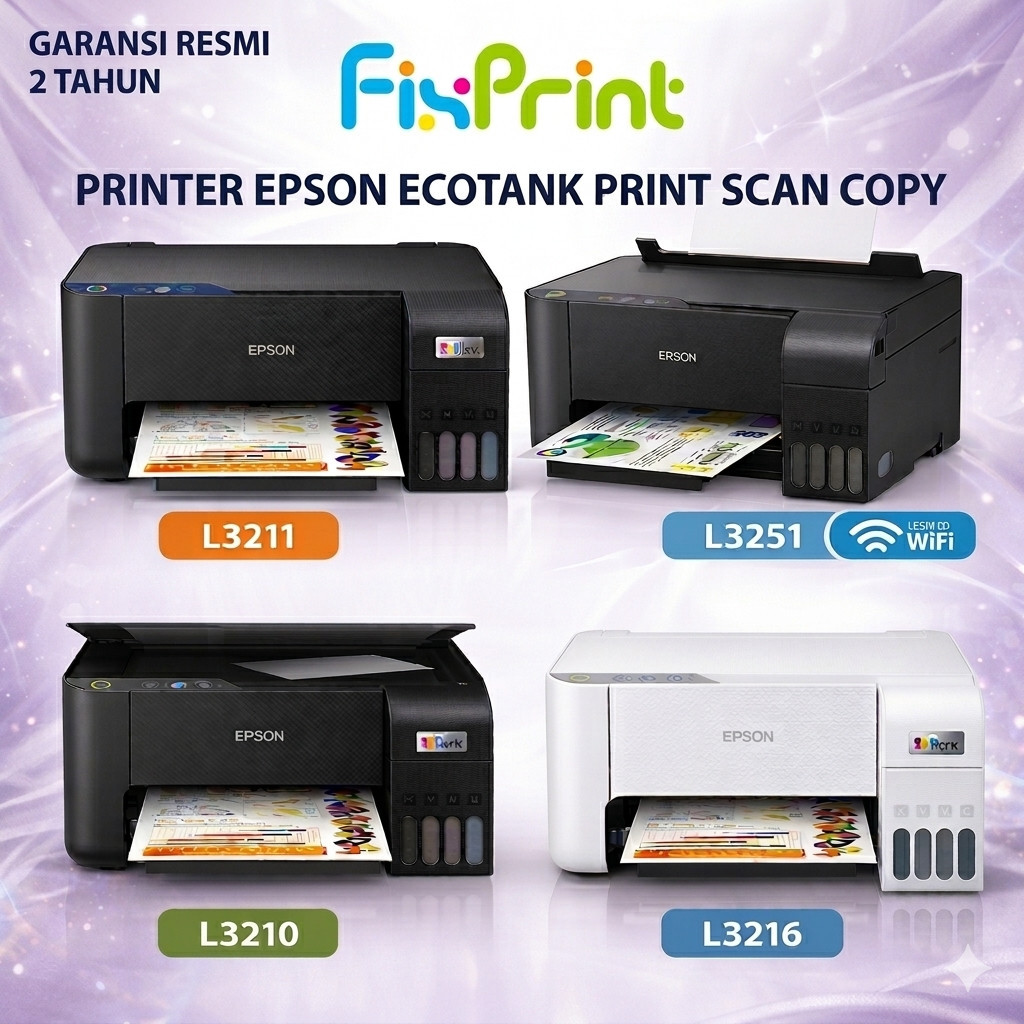 Jual FixPrint Printer Epson EcoTank L3210 L3211 L3216 L121 / L3251 ...