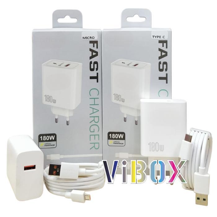 Jual Best Seller Charger Infx 180W Micro / Type C Super Fast Charging ...