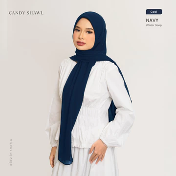 Khayla Indonesia Segiempat Rasa Pashmina Voal Arabian Candy Shawl Kerudung Segi Empat