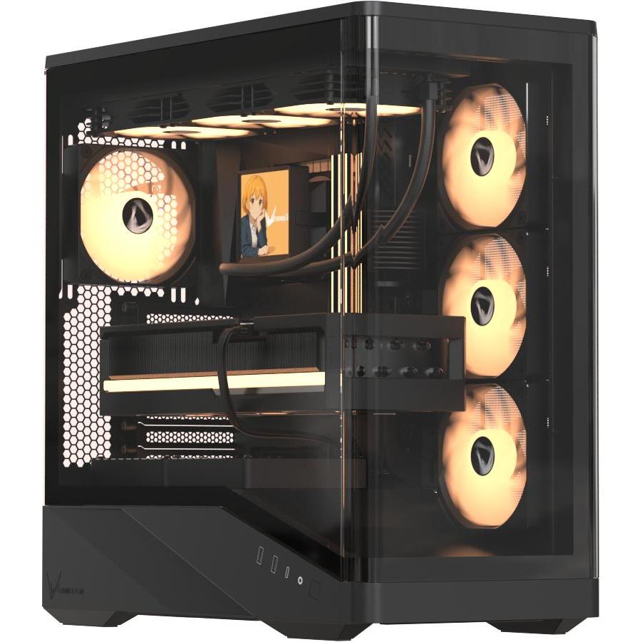 Jual Formula V Line Crystal U9 PA E ATX PC Case Include 4 FAN ARGB 