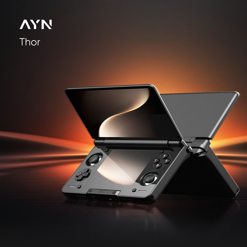 Jual AYN Thor Android Handheld Dual Screen Clamshell 6'' AMOLED Screen ...