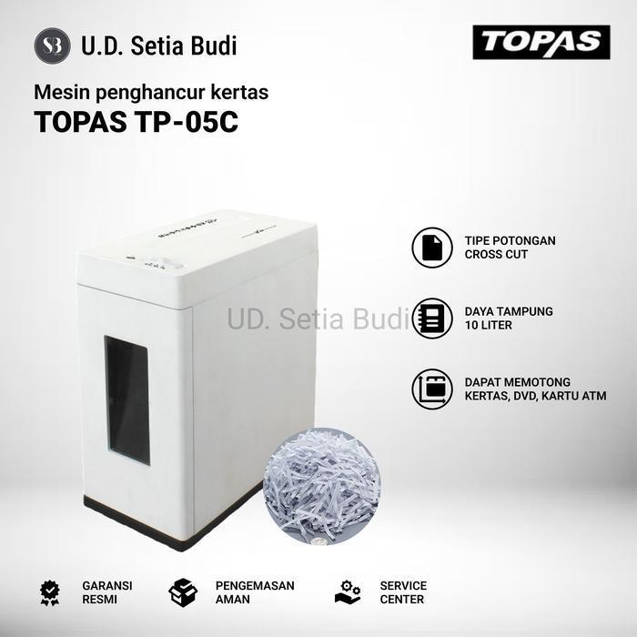 Jual Mesin Penghancur Kertas Paper Shredder TOPAS TP-05C | Shopee Indonesia