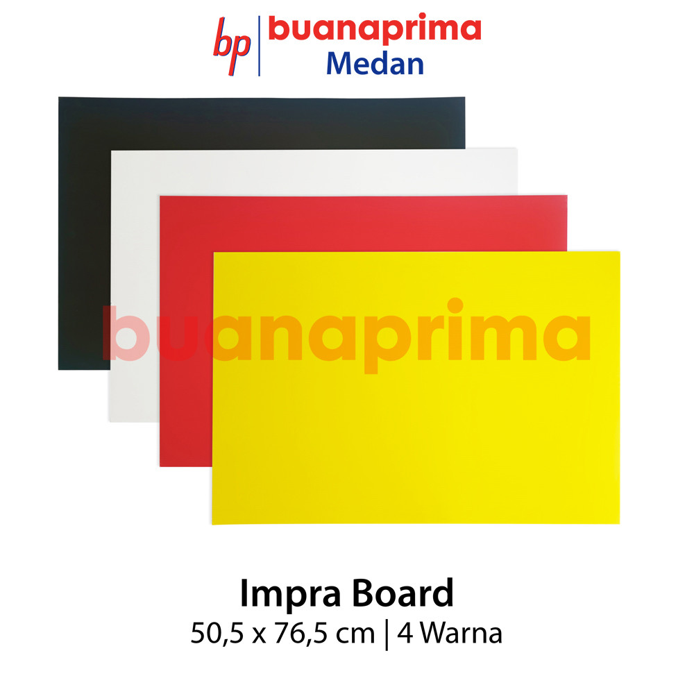 Jual IMPRABOARD Per Pcs Ukuran 76 x 50 cm Hitam Kuning Merah Putih ...