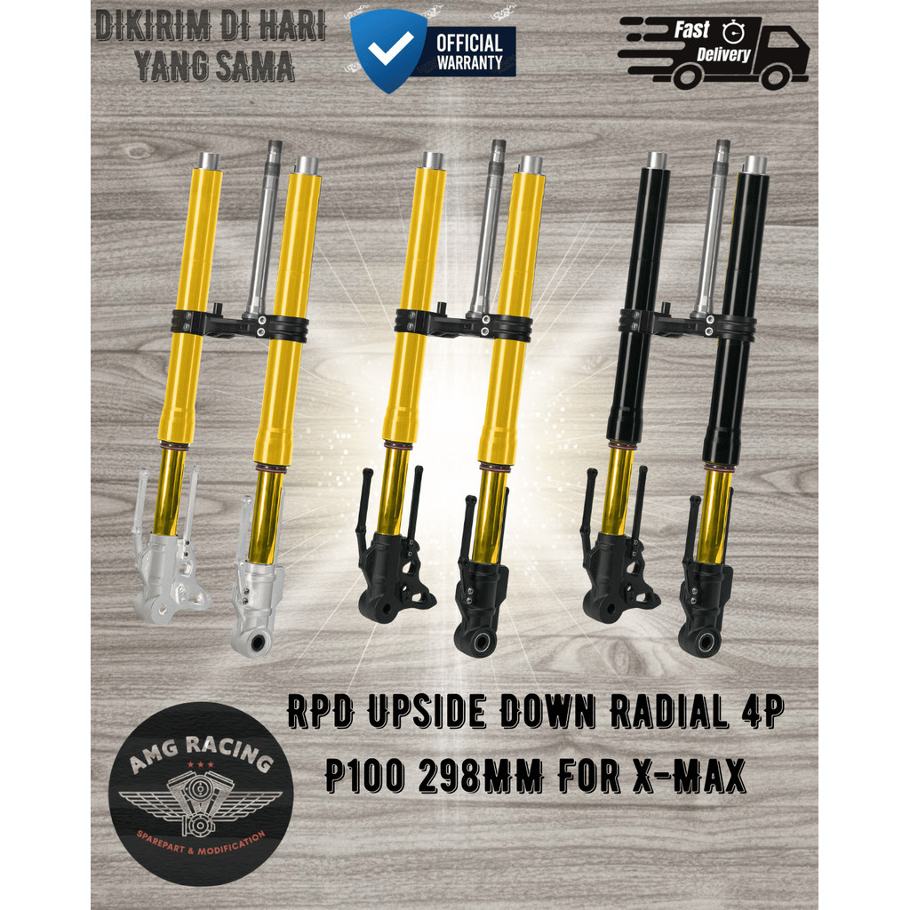 Jual RPD Shock Depan Upside Down X-Max New Connected / Techmax ...