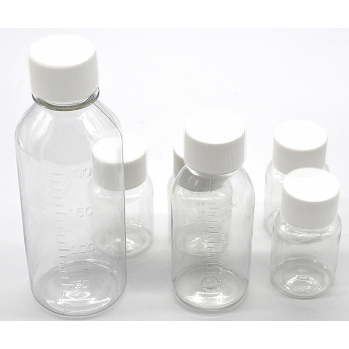 Jual Botol Sampel PET Transparan Mulut Kecil Botol Sample Bottle Lab ...