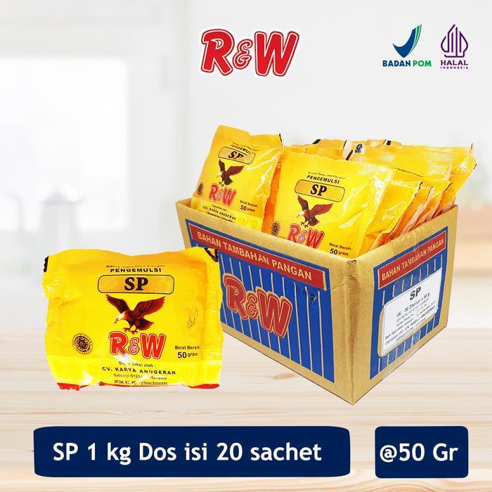 Jual Emulsifier SP Ovalet TBM Pelembut Pengembang Kue Roti Rajawali R&W ...