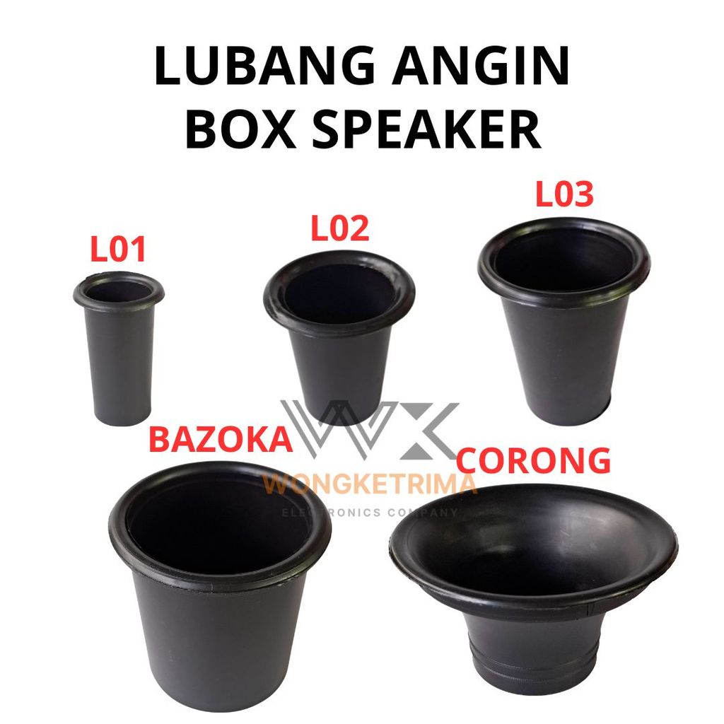 Jual Lubang Angin Box Speaker PVC Hitam Berbagai Model | Shopee Indonesia