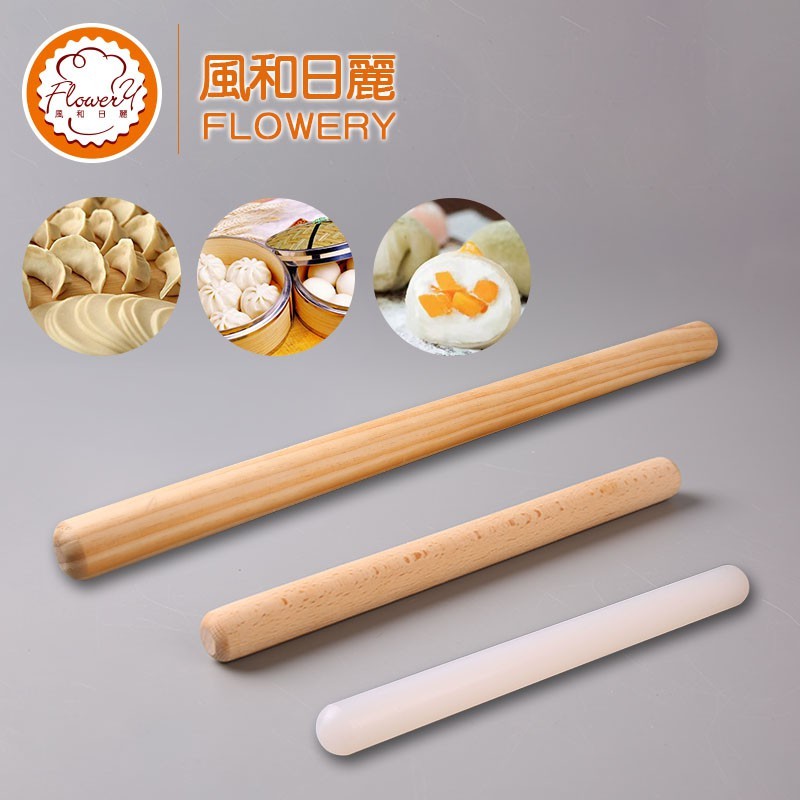 Jual Flowery Rolling Pin Food Grade - Penggiling Adonan Roti & Kue ...
