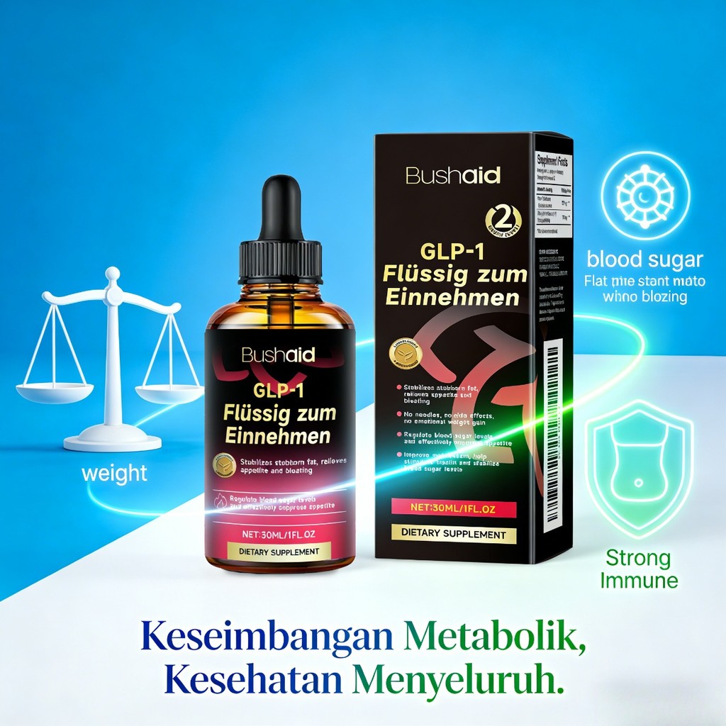Jual Bushaid GLP-1 Flssig zum Einnehmen 30ml Tetes Bioaktif Stabilkan  Lemak & Gula Darah26.3.16tzf-21 | Shopee Indonesia