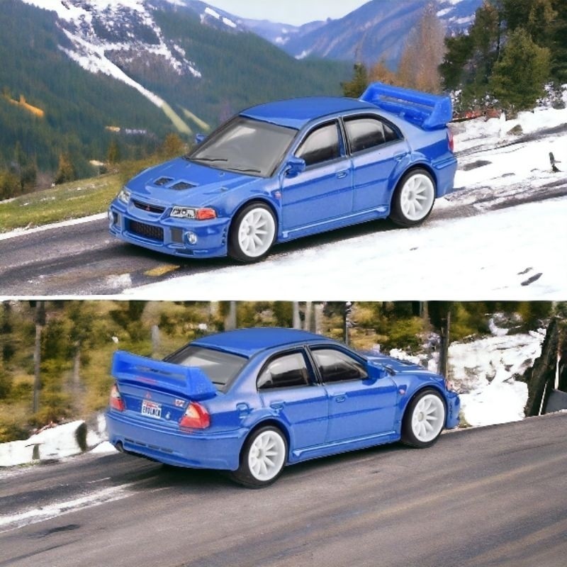 Modified White Mitsubishi Lancer Evolution VI in the Elite Showcase