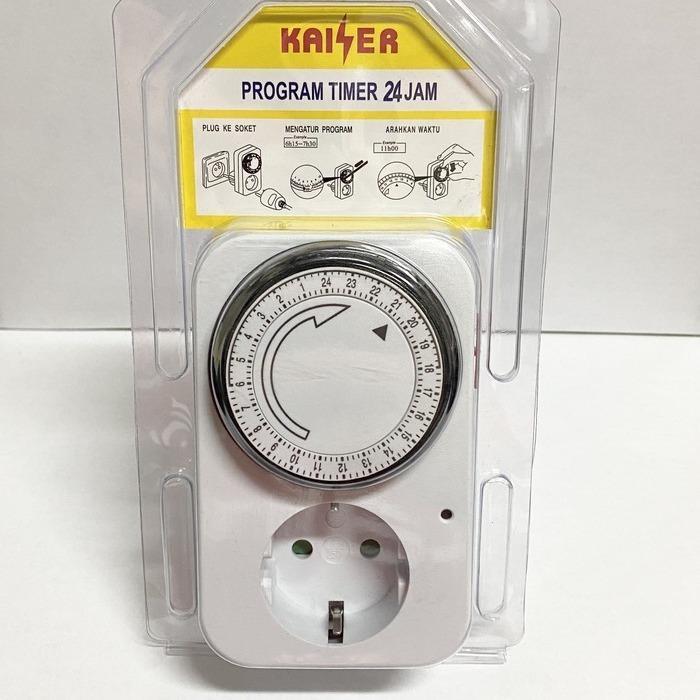 Jual POWERIX Timer Listrik 24 Jam Analog Kaiser Stop Kontak Timer ...