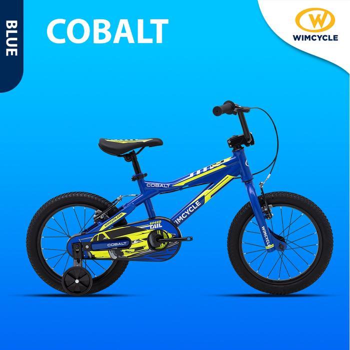 Jual Sepeda BMX Anak 16 Inch Wimcycle Cobalt Speedtail - Blue | Shopee ...