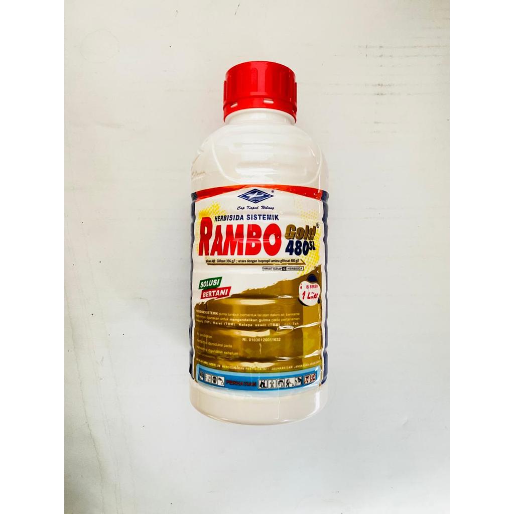 Jual Herbisida Sistemik RAMBO GOLD 480 SL isi kemasan 1 Liter dari Cap ...