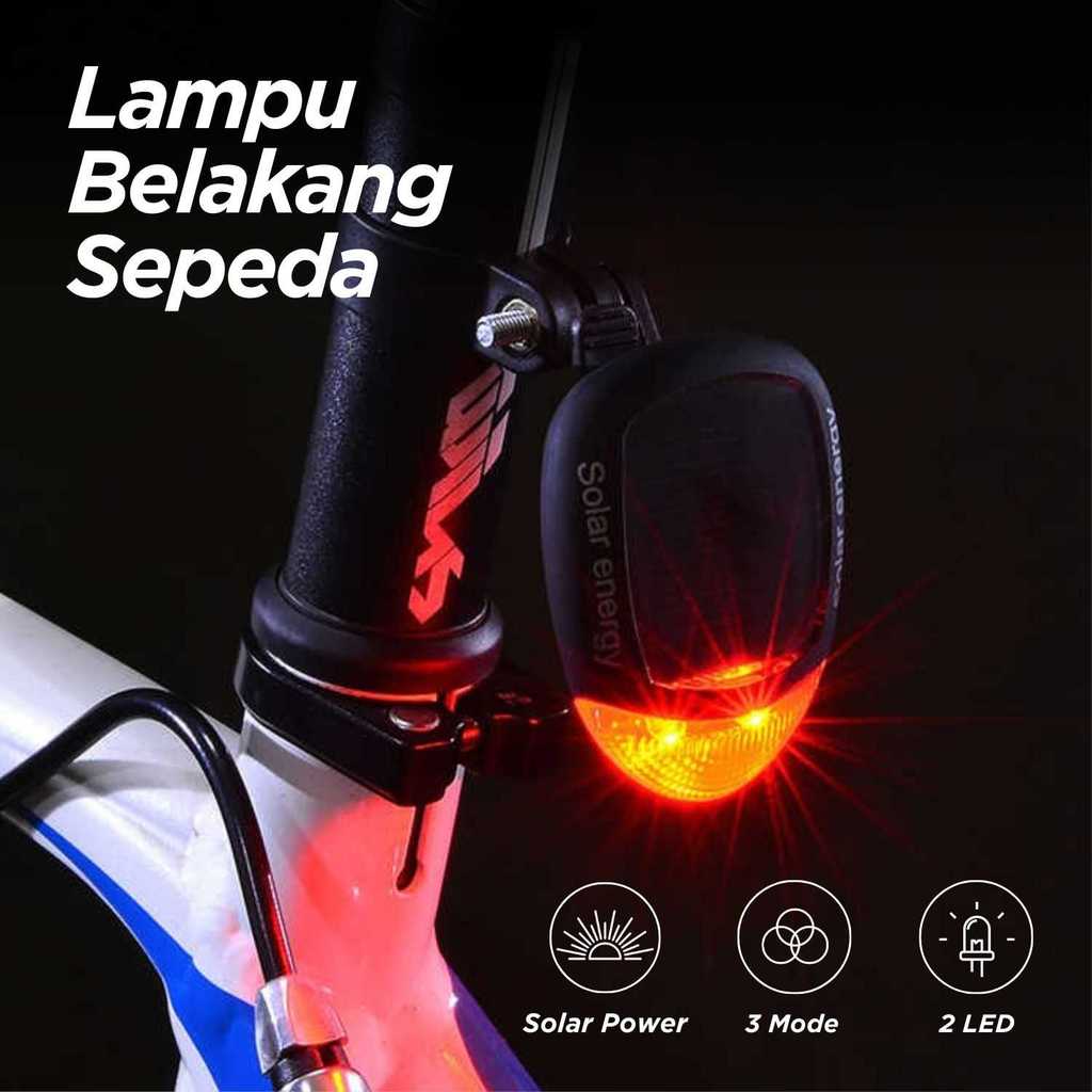 Jual Lampu Rambu Sepeda Solar Waterproof - 909 | Shopee Indonesia
