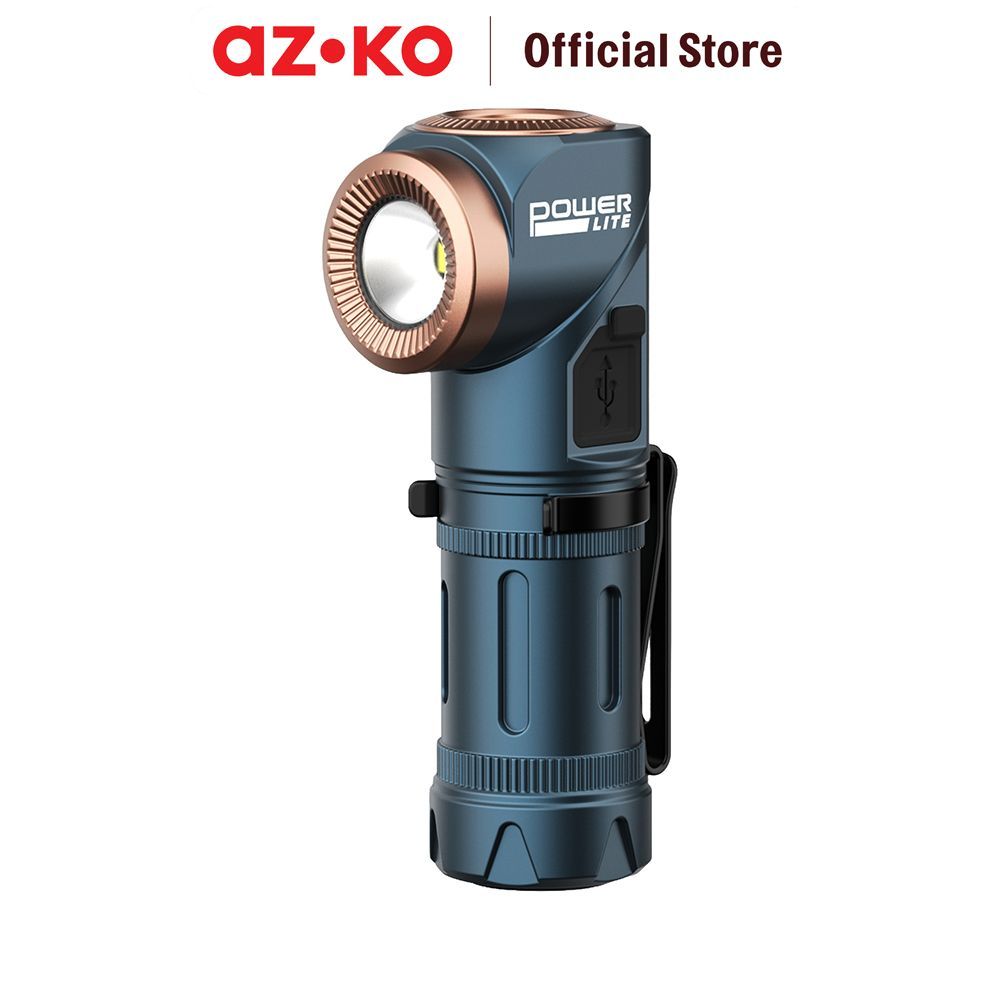 Jual AZKO Powerlite Senter Kepala Swivel Dengan Klip & Magnet - Hitam ...
