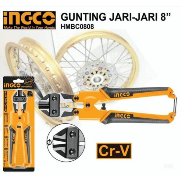 Jual INGCO HMBC0808 GUNTING BETON KAWAT BOLT CUTTER 8IN HEAVY DUTY ...