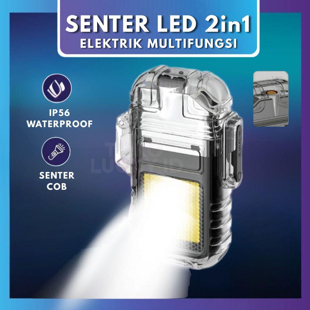 Jual Senter LED Mini 2in1 COB USB Cas 220 Lumens Multifungsi Waterproof ...