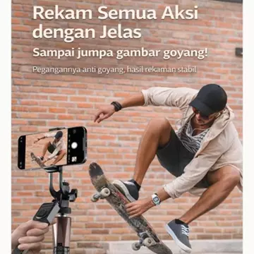 Tripod Tongsis Bluetooth 1.8 Meter Selfie Stick 4 In 1 170cm T 18 Portable 360 Derajat Remote
