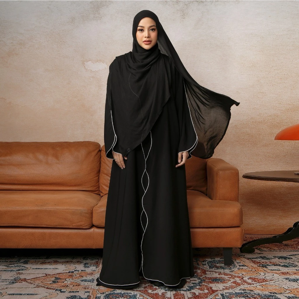 Gamis Dress Haji dan Umrah Bahan Arabian Premium Cooltech Anti UV nyaman untuk ibadah wanita muslimah