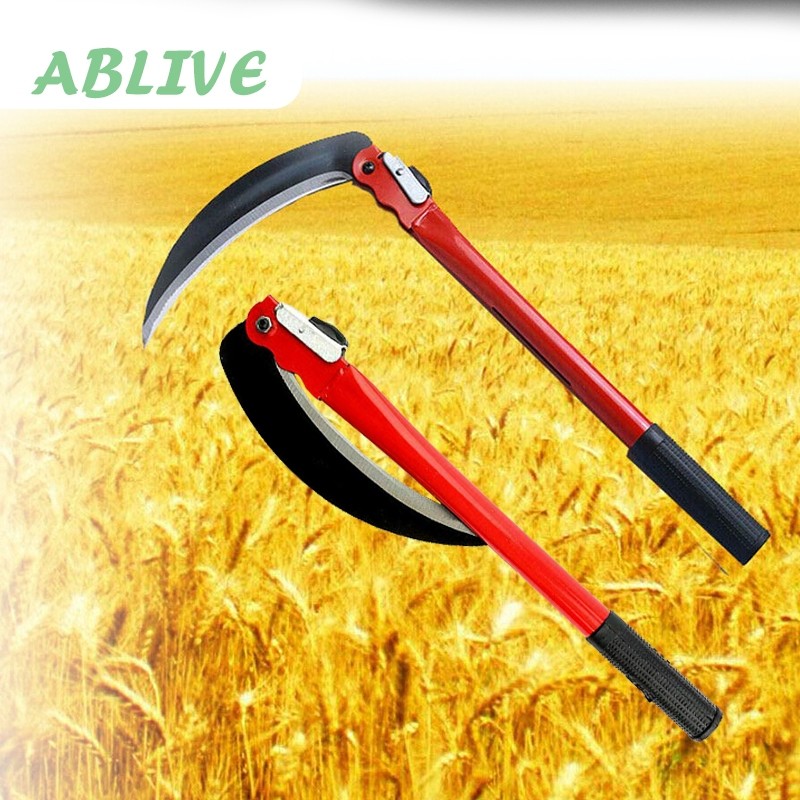 Arit Rumput Lipat Pemotong Rumput Gardening Sickle Alat Potong Rumput Praktis Bisa Di Lipat Aksesoris Perkebunan
