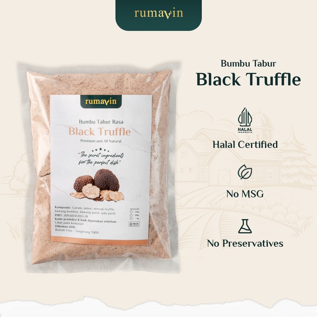 Jual Rumavin - Premium Bumbu Tabur Black Truffle | Shopee Indonesia