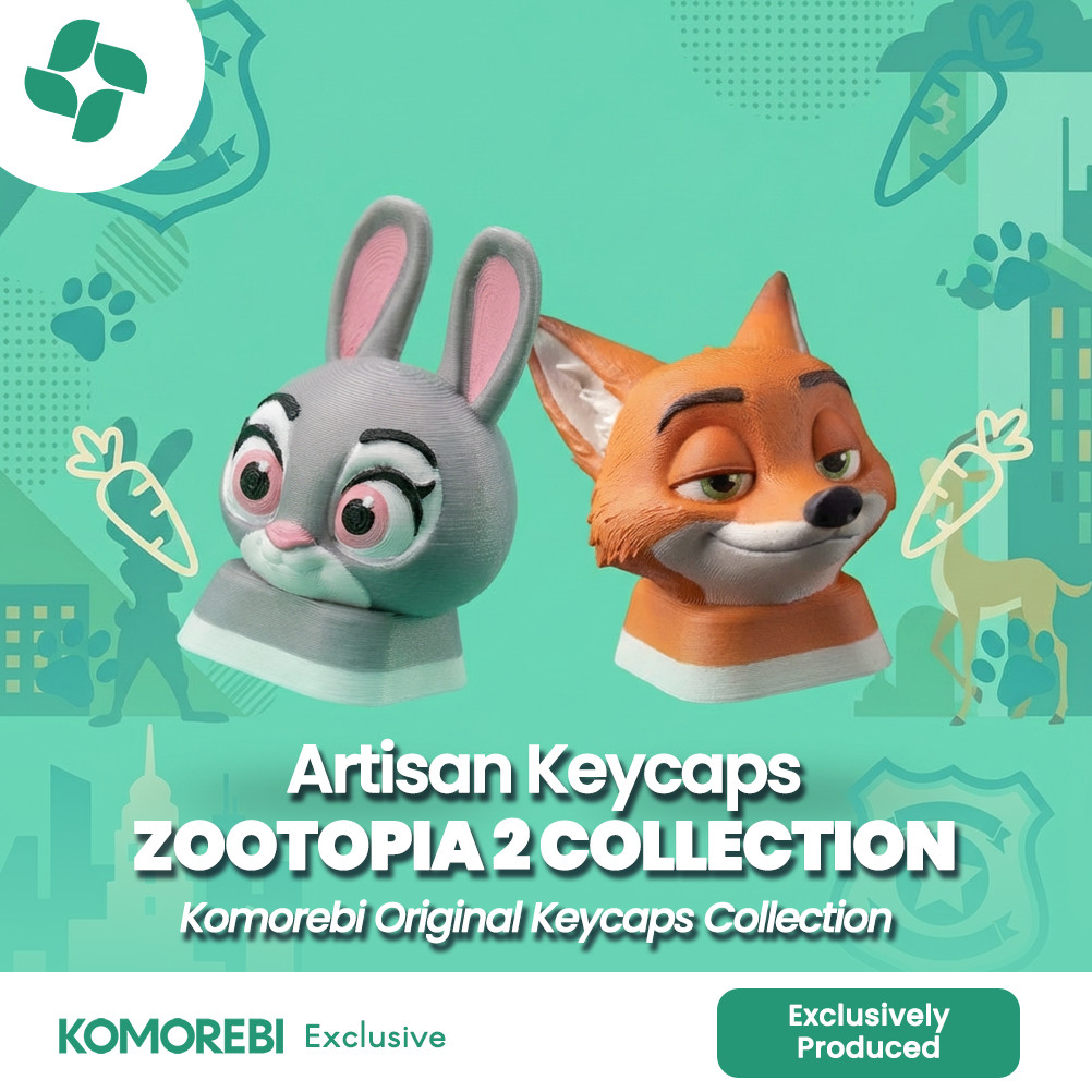 Jual Artisan Keycap Zootopia 2 Collection Varian Nick Wilde Judy Hopps ...