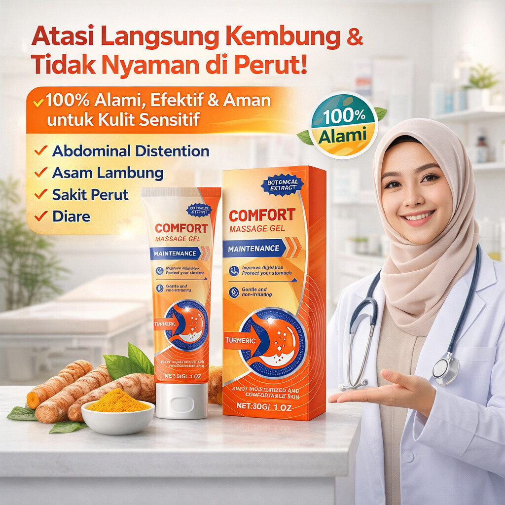 [ Nyaman Atasi Asam Lambung Cepat ] Gel Pijat Perut / Comfort Massage Gel Pencernaan Perut Obat Asam Lambung Obat Sakit Perut Berat Badan Efektif Pijat Perut Nyaman Obat