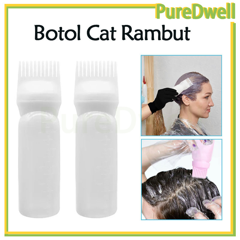 Jual botol cat rambut/botol wadah pewarna rambu/alat cat rambut ...