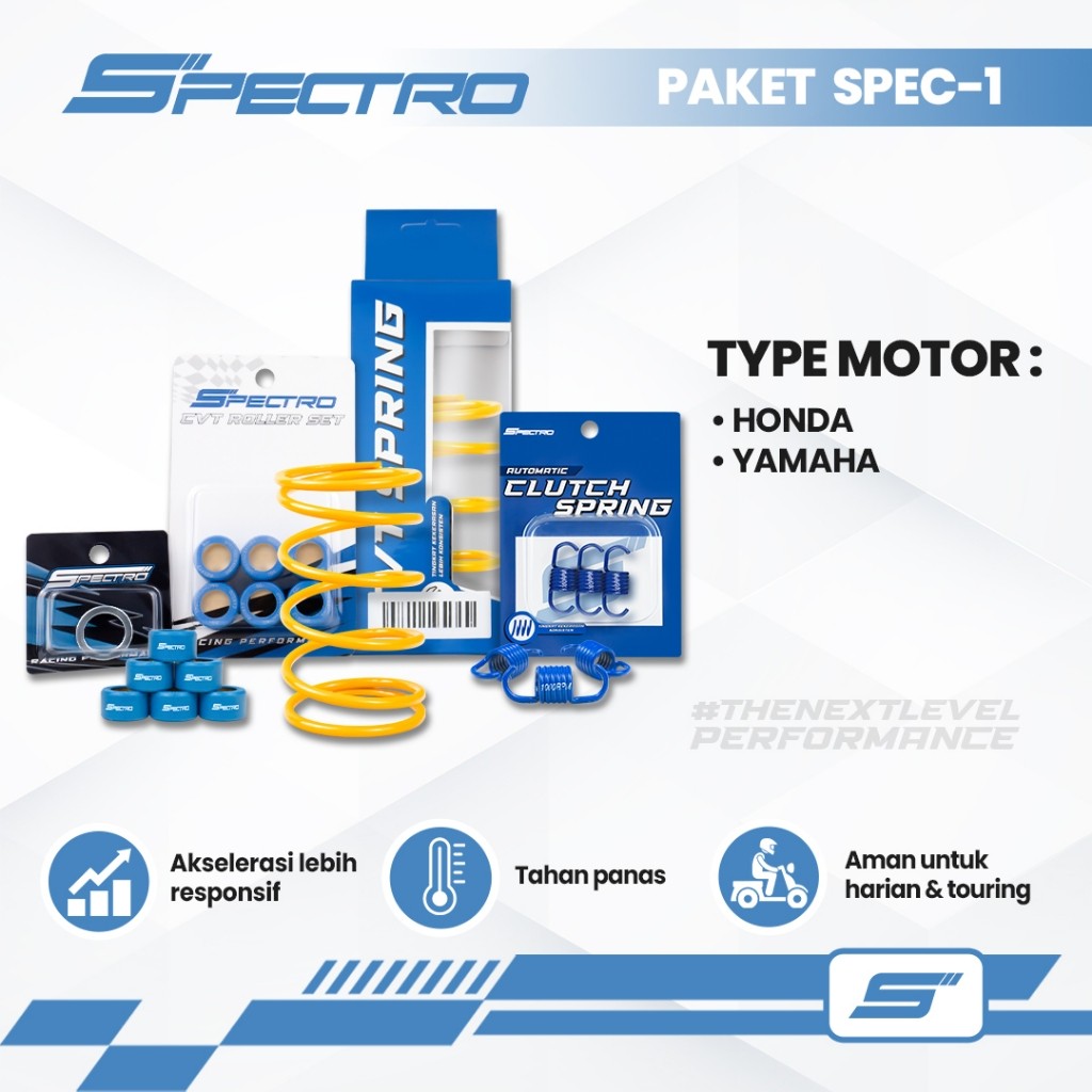 Jual Spectro Paket CVT Spec 1 Vario PCX ADV 125 150 Beat Scoopy Fi Nmax ...