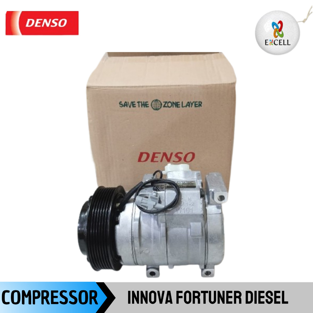 Jual Compressor Kompresor Ac Mobil Toyota Innova Double Blower Fortuner ...