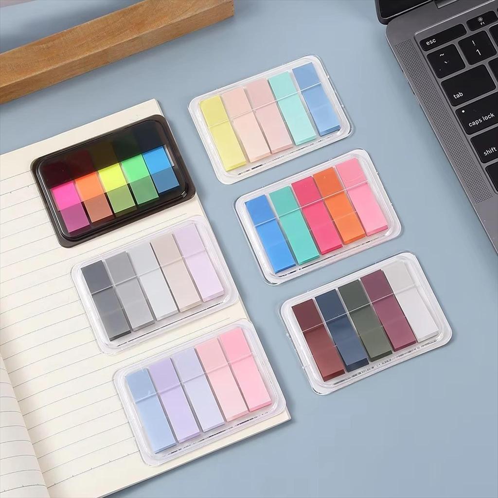 Jual NAS Sticky Notes Transparan / Retro Morandi Pet Translucent / Note ...