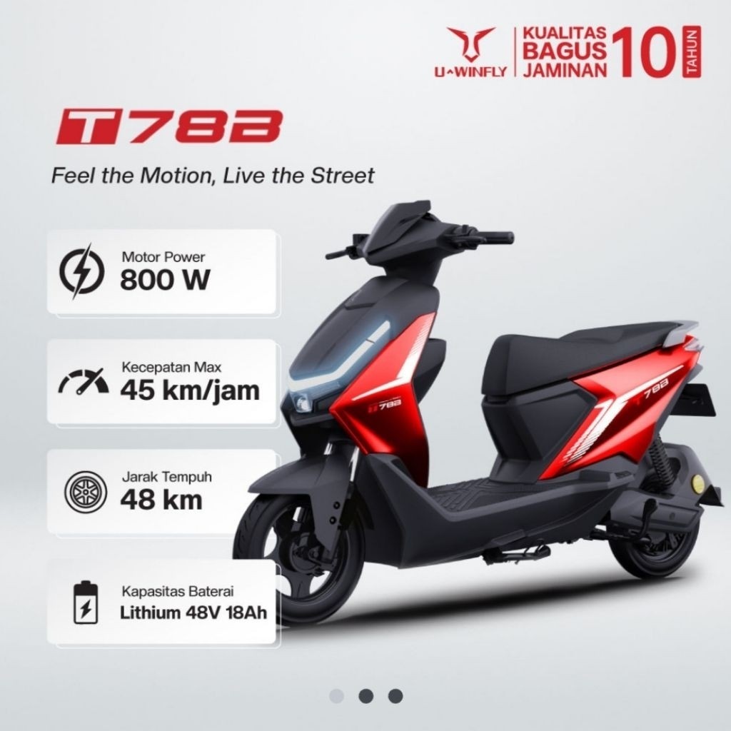 Jual VS TERMURAH !! Sepeda Listrik Uwinfly T78B 800 watt D66b,D66A ,D75 ...