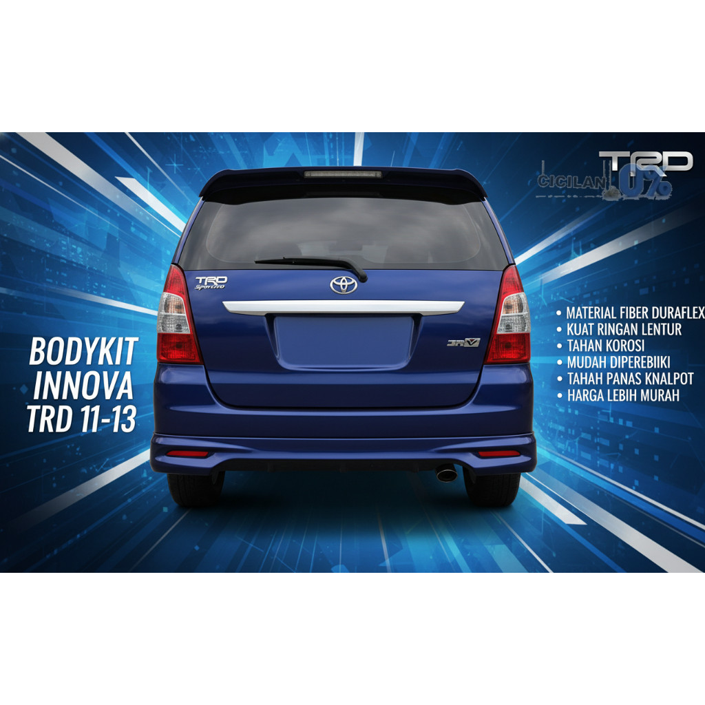 Jual cicilan 0% BODYKIT kijang innova trd2 2011-13 BODY KIT KIJANG ...