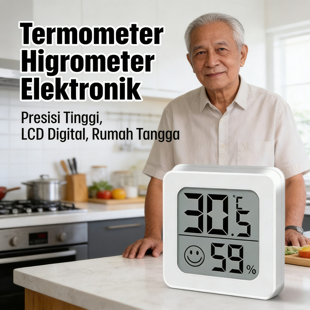 Jual Presisi Tinggi Higrometer Termometer Elektronik Dengan Rumah ...
