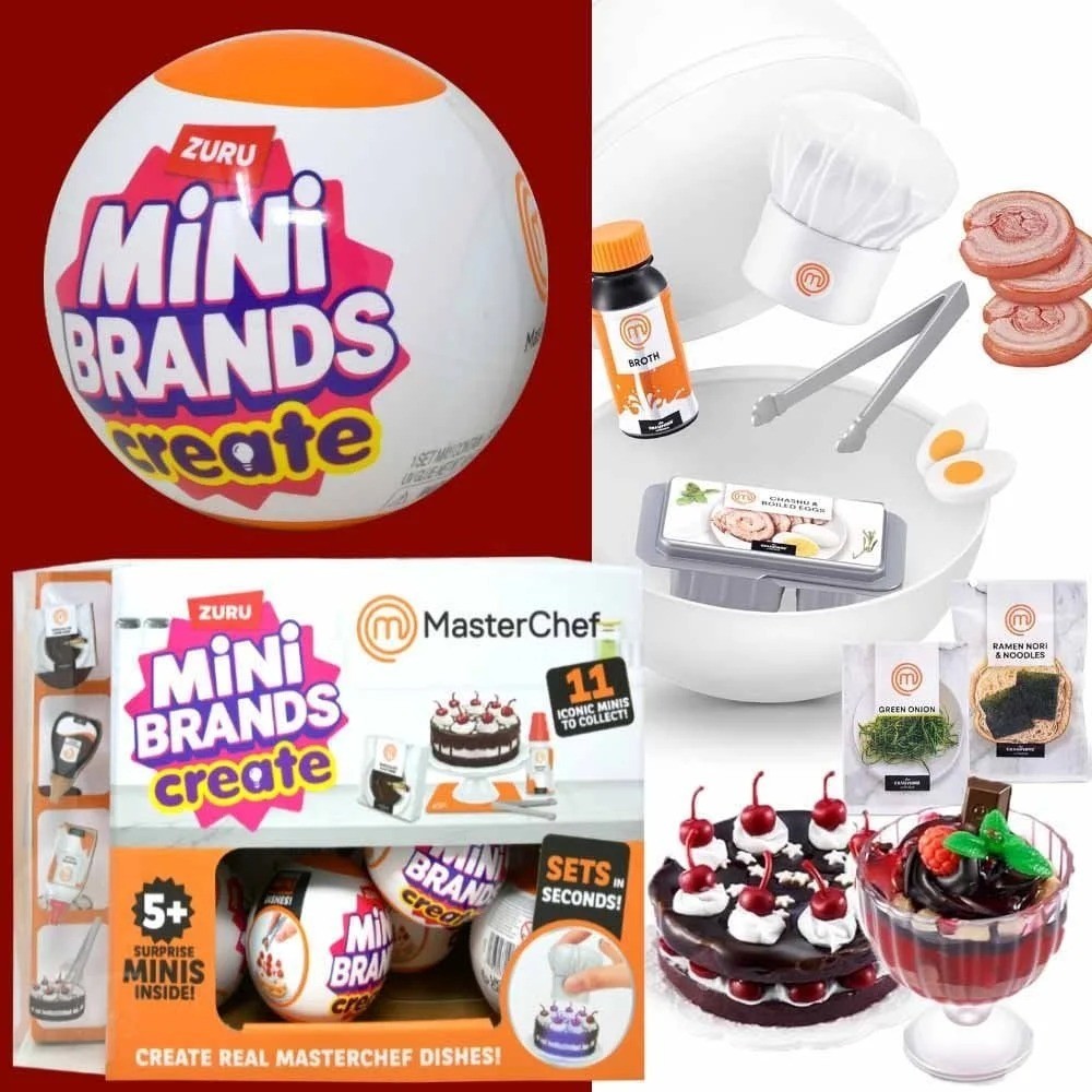 Jual Zuru Mini Brands Blind Box 5 Surprises Masterchef Set Brands ...