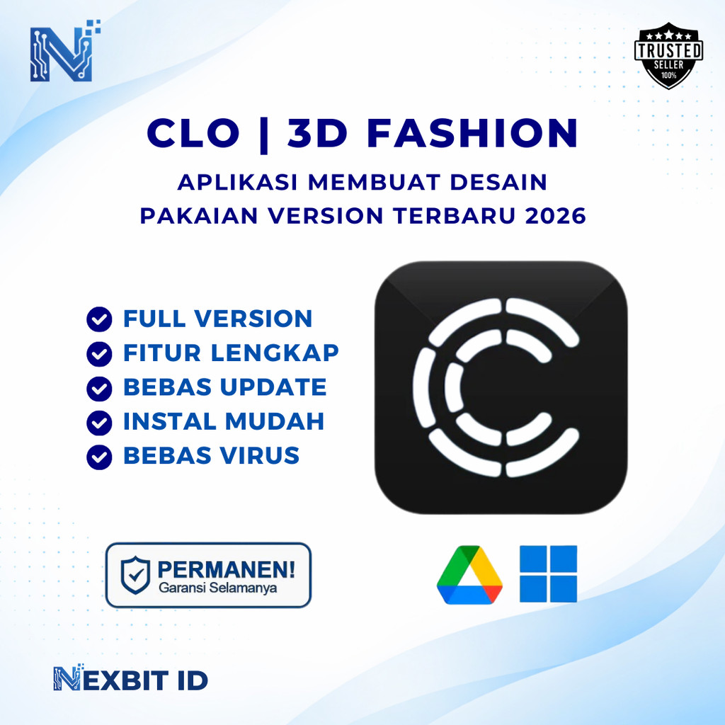 Jual CLO 3D Standalone 2026 Software Fashion Design + Panduan Instalasi ...