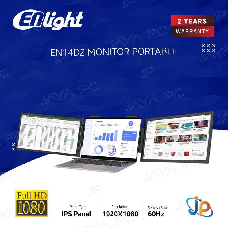 Jual Monitor Portable Enlight LED IPS EN14D2 Dual - Full HD 14
