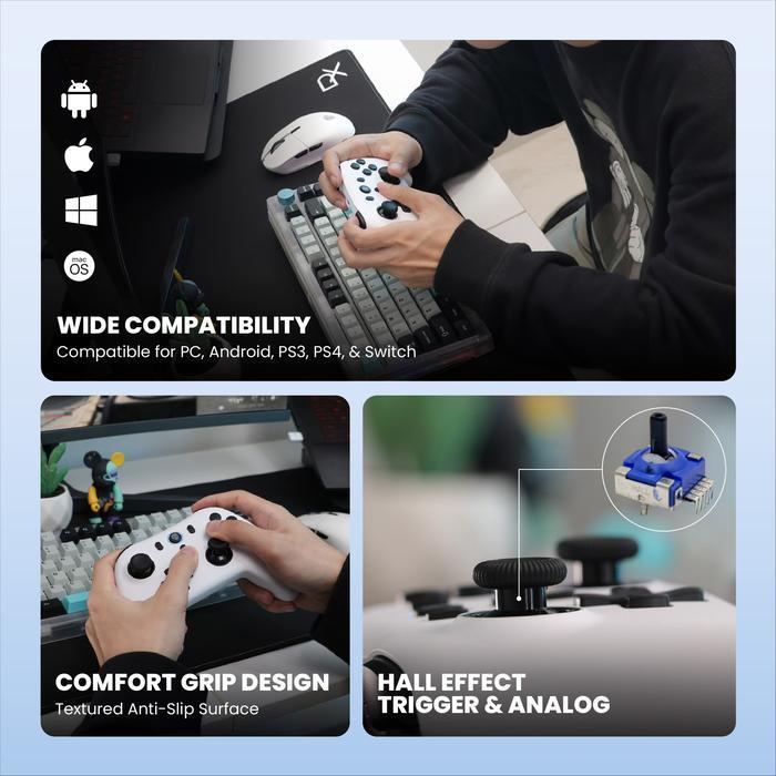 Jual Rexus ASTA GX150 / GX-150 V2 Wireless Bluetooth Gamepad Triple ...