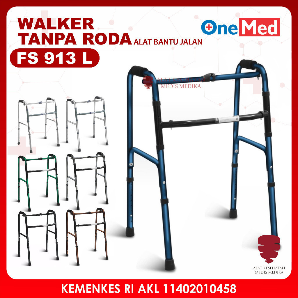 Jual Walker Tanpa Roda Onemed FS913L Alat Bantu Jalan Gerak Walking Aid ...